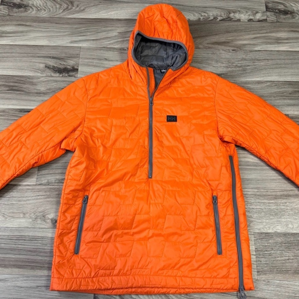 Helly Hansen Men's Lifaloft Insulator Pullover Jacket in Orange Size Medium